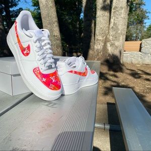 Custom AirForce 1s BelAir Colorway